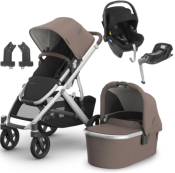 UPPAbaby Vista V3 Ultimate Bundle with Mesa/MaxiCosi/Cybex plus Footmuff, Bag, Mittens & Cup Holder "Theo"